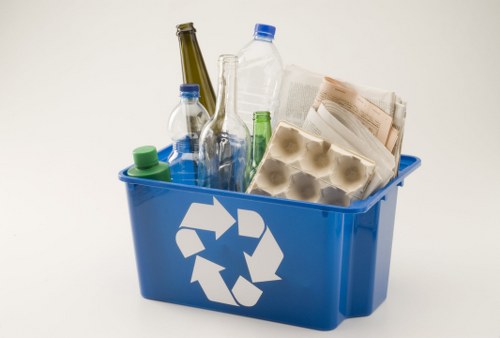Community members using waste recycling services in Putney