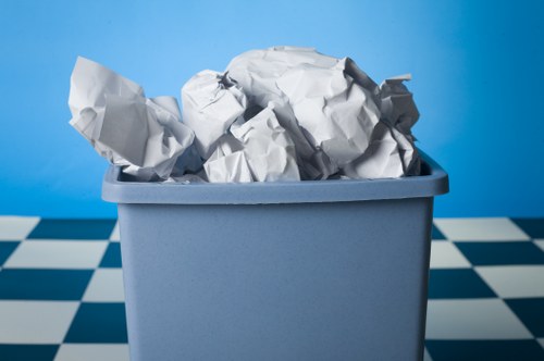 Skip delivery in a residential area of Putney