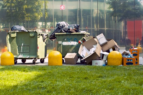 Clean and organized skip bin placement in Putney