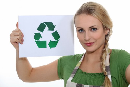 Eco-friendly muck away service disposing of recyclable materials